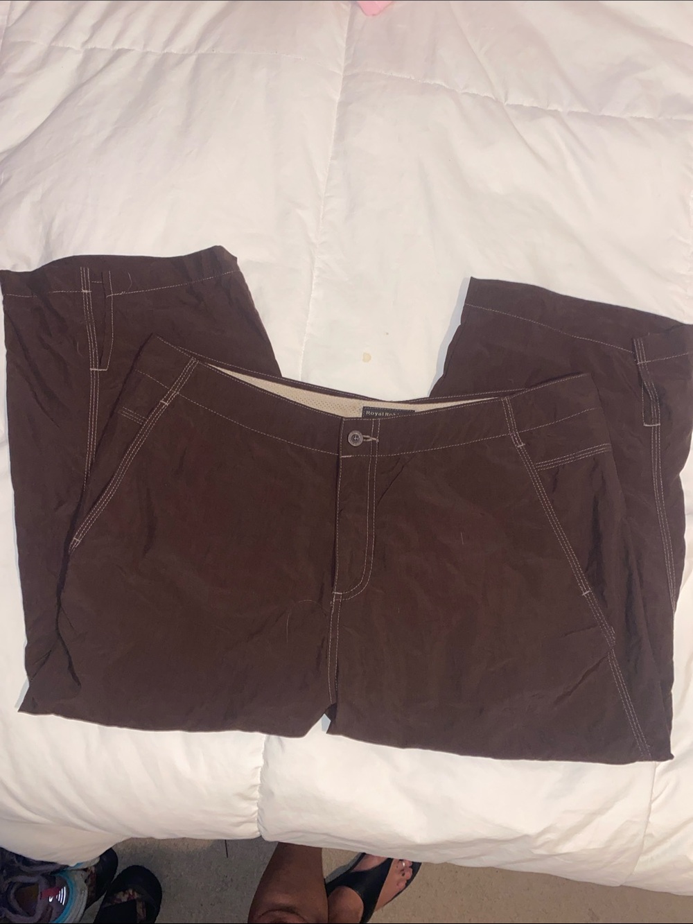 Royal Robbins Brown Capris hiking Pants size 12